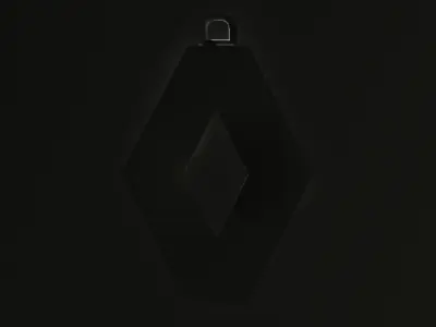 Renault Logo Key Ring 3D model