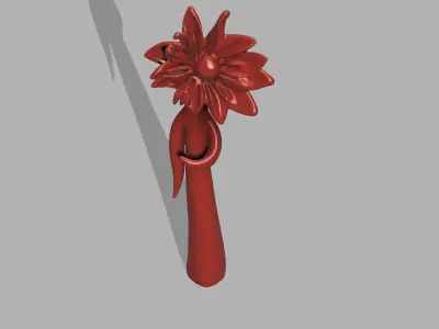 Ceramic Flower Sculptures - Cazamic 3D model