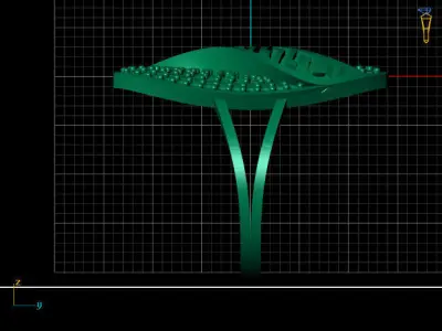 Women Ring STL Womens Ring 3d models 3D print model 3D print model order