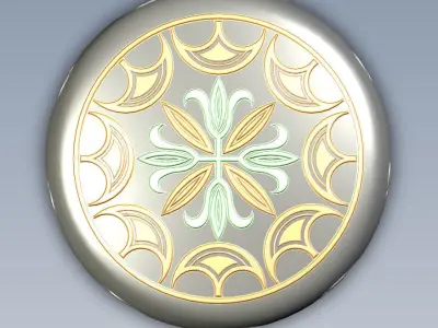 Chips Backgammon and Checkers Ancient Roman style 3D print model 3D print model