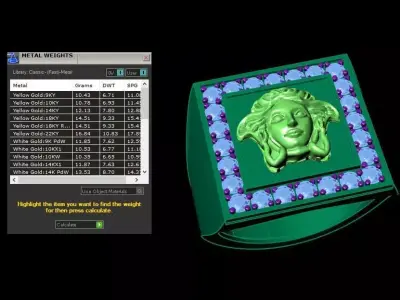 Versace mens custom Ring 3D print model 3D print model