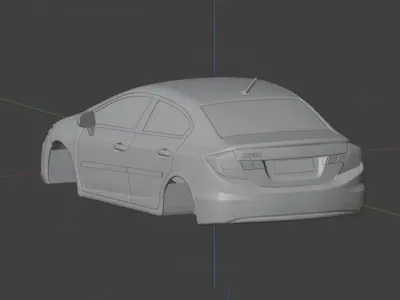 Honda Civic G9 3D print model
