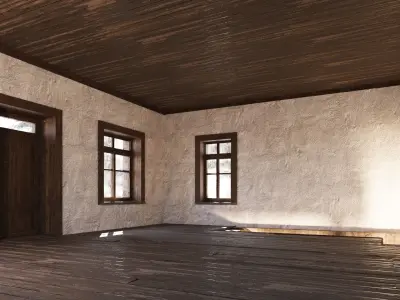 Greek traditional house  3D model