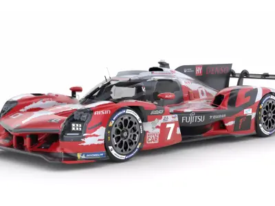 Toyota GR010 Hybrid 2025 WEC 3D model