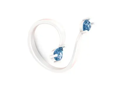 Pear Ring 3D print model