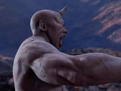 Cyclops 01 Low-poly 3D model