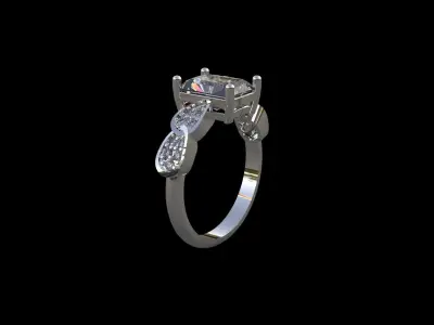 Women ring Free 3D print model purchase