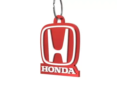 Honda keychain 02 3D print model