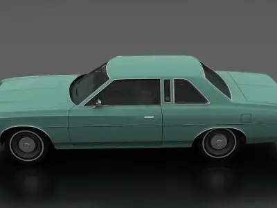 LTD 2dr 1975 Low-poly 3D model