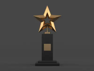 Trophy Cups 3D model 80