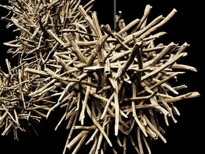 Panel Big Rock block stone n1 3D model