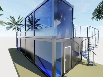 CONTAINER APARTMENTS 3D model