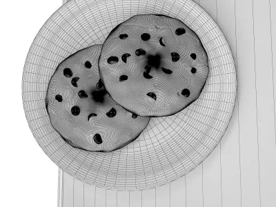 Coffee and magazine  3D model