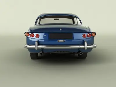 Jensen C-V8 3D model