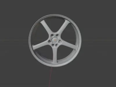 Sport Rim Low-poly 3D model