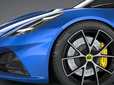 Lotus Emira 2023 LowPoly 3D model