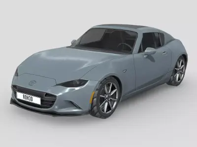 Mazda MX5 Mk4 2016 Low-poly 3D model