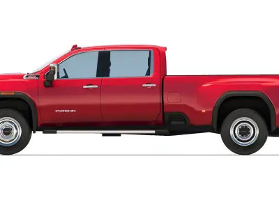 GMC Sierra 3500HD SLT 2020 3D model