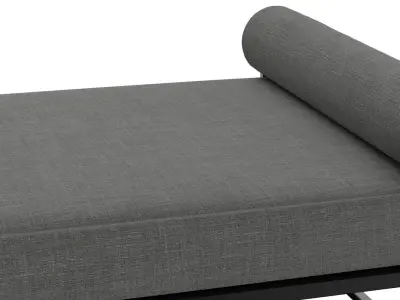 Double Bolster Daybed 3D model