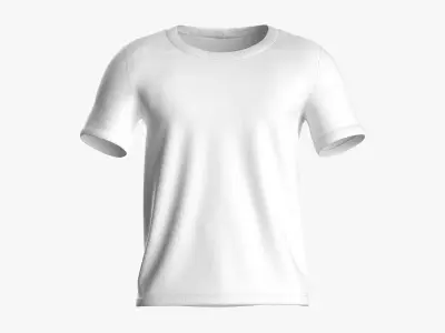 Male tshirt Free 3D model