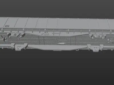 Pre supported Hbbins 306 freight car 3D print model