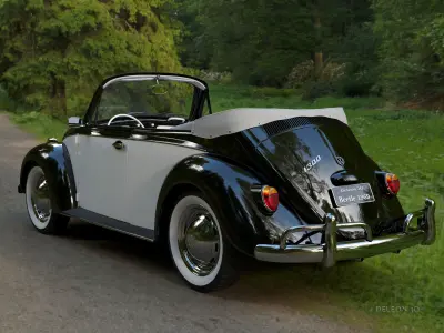 Volkswagen Beetle Convertible 3D model