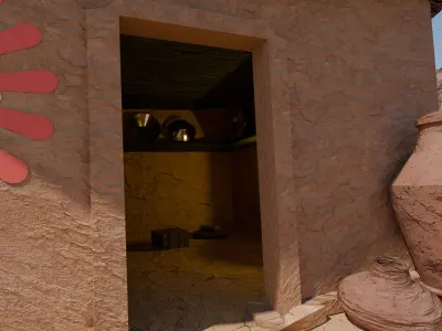 Sindhi Village Pack Low-poly 3D model