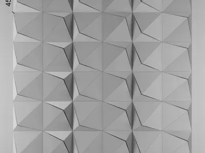3d panel 04 Low-poly 3D model