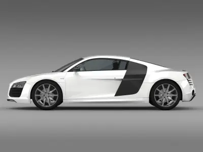 BB Audi R8 V10 Plus 2013 3D model