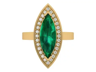 Engagement Ring Free 3D print model 13