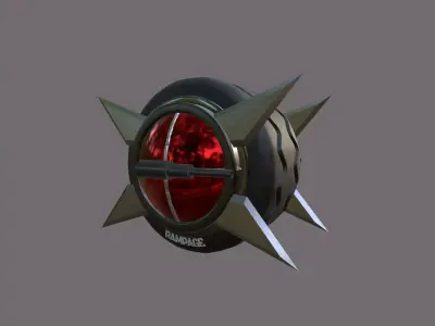 Cyberpunk Vehicle Jack and Roll Rampage 3D model