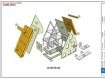 pigeon nest 3D model
