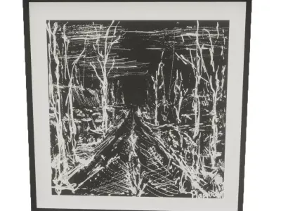 Picture Frame - United Path  Low-poly 3D model