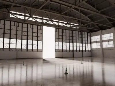 Hangar Interior 3D model