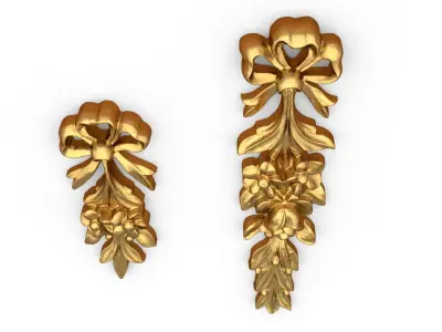 Classic decor ornament 70 3D model