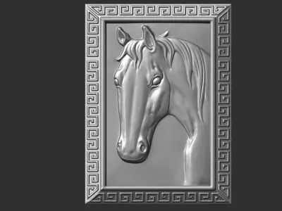 Horse Pendant 3D print model purchase