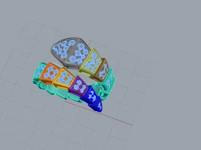 Serpent Ring 66766 3D print model