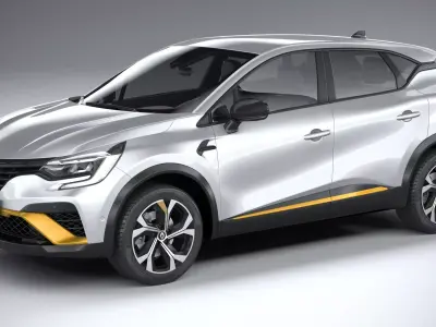 Renault Captur E-Tech 2023 3D model