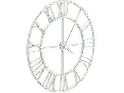Metal Wall Clock 3D model