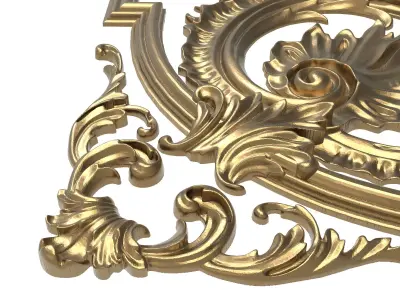 decorative pattern ready for 3D printing 3D model 16