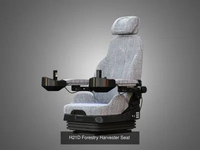 Forestry Harvester Seats - 2 in 1 Package