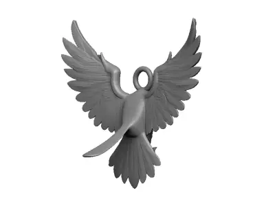 eagle pendant 3D print model