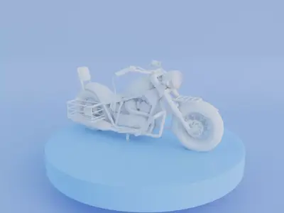 Motorcycle 3D Assets - Props 3D model