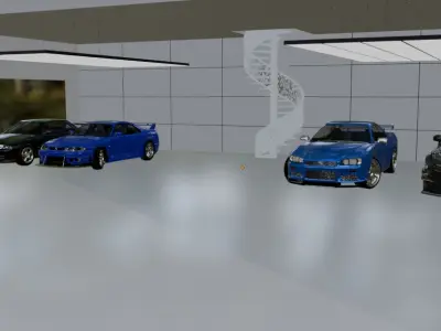 All Nissan Low-poly 3D model