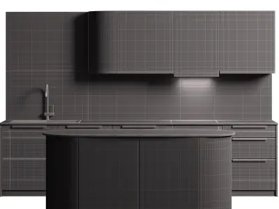 minimal kitchen  3D model