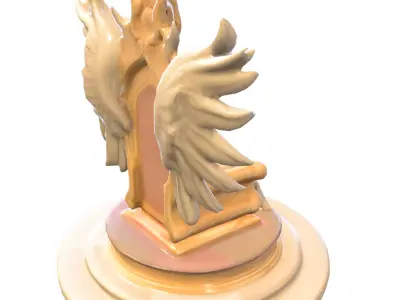 Angelic Throne 3D model