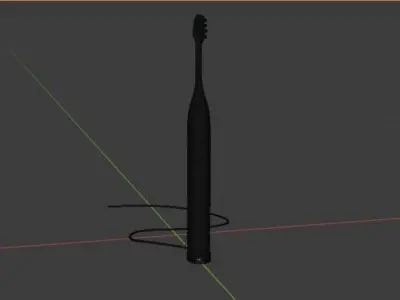 Electric Toothbrush Free low-poly 3D model
