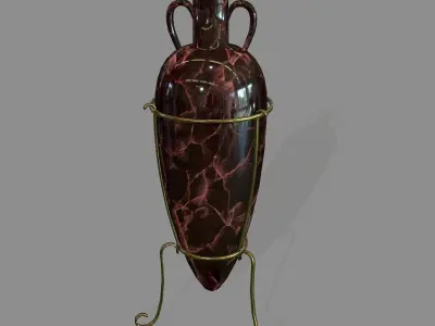 vase 6 greek Low-poly 3D model