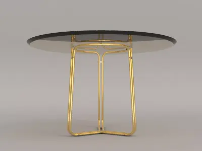 Modern Table and Chair Set 2 3D model