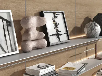 Rimadesio wall set Modulor Day 3D model